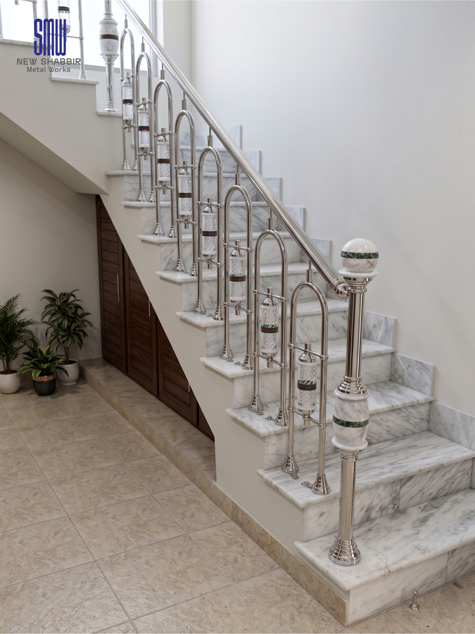 Metal Balcony Railing Design - SMW Karachi